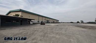 Pulau Indah Port Klang Industrial Land 3.97 acres Fencing Gated Rent