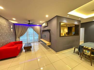 Corner Renovated Aurora Residence Puchong Prima Nr LRT Desa Impiana