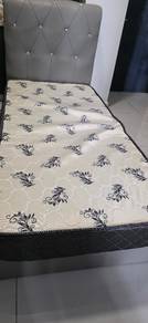 Bed with mattress