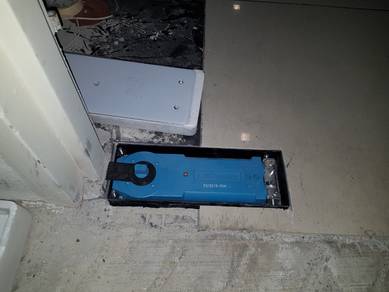 REPAIR PINTU KACA l swing laju minyak bunyi seret