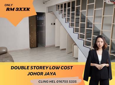 Partially furnished 2 Storey Low Cost @ Johor Jaya for Sale!!