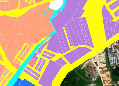 Non Flood Area Sungai Rasau Klang Zoning Industry land for Sales