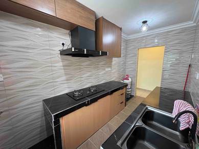 Lestari apartment sewa , damansara damai ,tingkat 1 ,renovated ,MRT