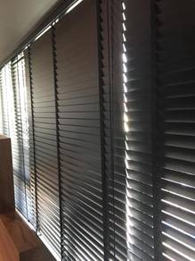 PASANG VENETIAN CURTAIN l langsir kayu solid l