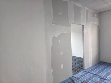 DINDING PARTITION WALL l gypsum wall pembahagi l