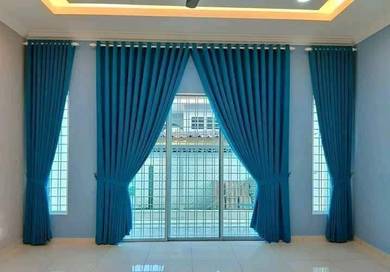 INSTALL RESIDENTIAL CURTAIN l langsir kediaman l