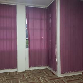 PASANG LANGSIR VERTICAL PEJABAT l office curtain l