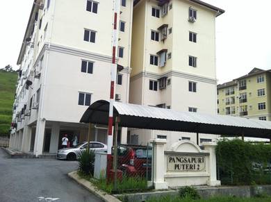 Pangsapuri Puteri 2 Bdr Damai Perdana apartment unit 3r2b for RENT