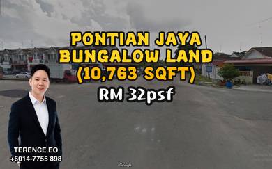 Pontian Jaya / Potian Perdana Residential Bungalow Land For Sales
