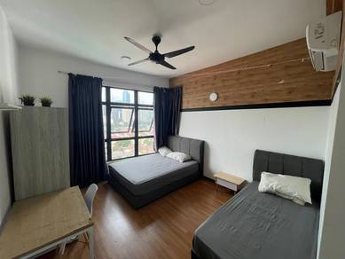 Queen Bed and Single Bed Room in Chymes @ Gurney, Datuk Keramat