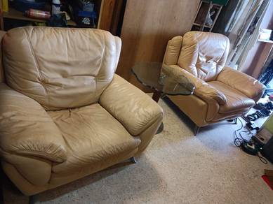Sofa 1 seater+ 1 seater+side table