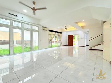 2 storey bungalow house facing open casa idaman setia alam