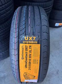 New tyre continental ux7 size 215/55/18 2025 offer