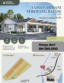 Taman Armani Seberang Balok Teres Setingkat