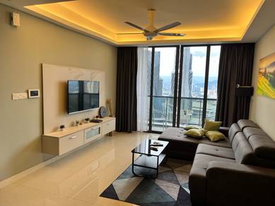 Agile Mont Kiara Fully Furnished Private Lift Lobby KL Skyline View