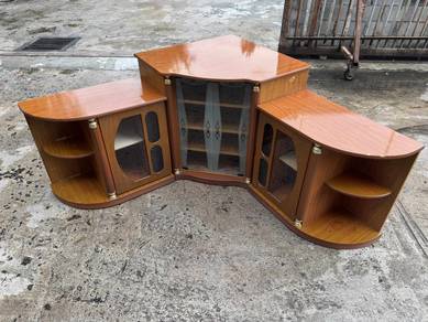 5x5ft Solid Corner TV Cabinet Rack Console Rack Dr