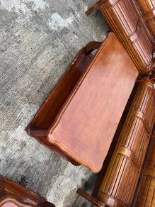 [Set] Solid 321 Sofa Kayu + 2 Meja Coffee Table