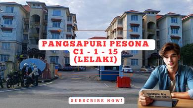 Bilik Sewa Untuk Lelaki Apartment Pesona, Pauh Jaya