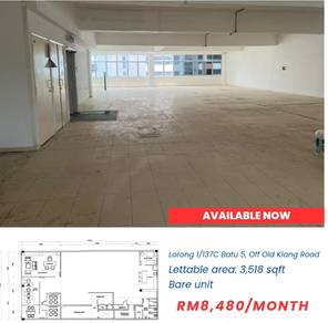 3rd floor office @ old klang road