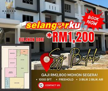 Town House 3 Storey@ Sg Buloh