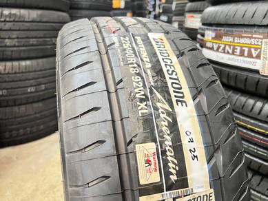 Tayar Baru 225 40 18 Bridgestone Potenza Re004 25