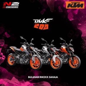 KTM 200 Duke – Motor Sport Bergaya, Bulanan Rendah
