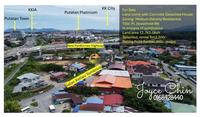 Land for sale | Jalan Ketiau Tombovo | Putatan Land | Ketiau Land |