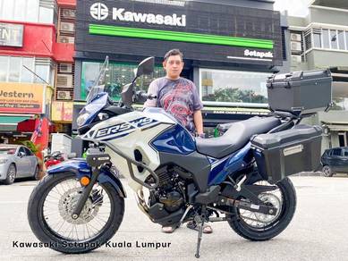 Versys-x250😱KAWASAKI😱FULL 😱BANK😱READY😱biru