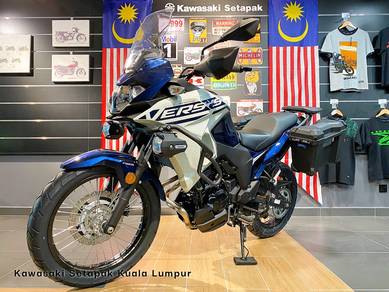 Versys-x250😱KAWASAKI😱FULL 😱BANK😱READY😱biru