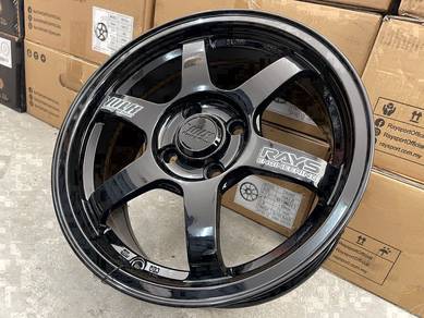 New rim 15x6.5jj volk rays te37 thai myvi bezza