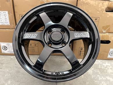 New rim 15x6.5jj volk rays te37 thai myvi bezza