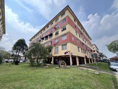 KULAI Indahpura Temenggong Flat Apartment Level 5, Renovated Full Loan