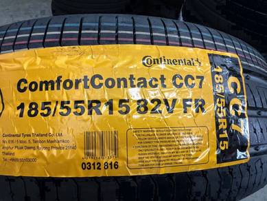 New tyre Continental cc7 185/55/15 2025 myvi