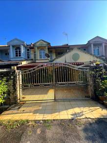Indera Mahkota 6 * Teres Dua Tingkat Untuk Dijual (Fully Furnished)