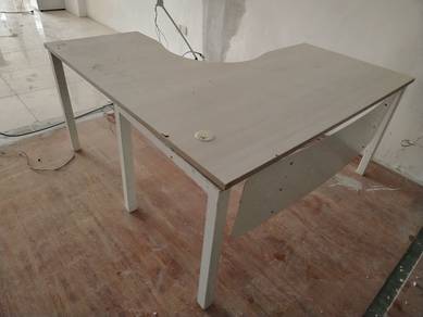 White Maple 5FT L Shape Table TD992
