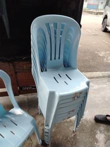 3V Blue Plastic Chair TF108