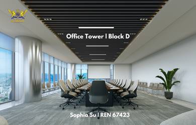 Iconic Office Suites with Sea Views – The V, Likas