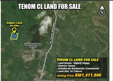 Tenom Agricultural CL Land For Sale