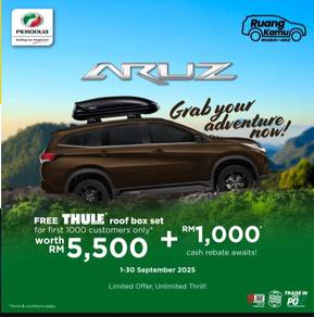 NEW Perodua ARUZ 1.5 (A)X/AV Discount/FreeThuleSet