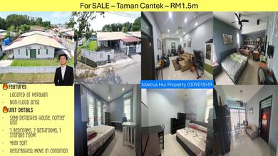 Taman Cantek • Kepayan • Refurbished • 3R2B1S • SALE