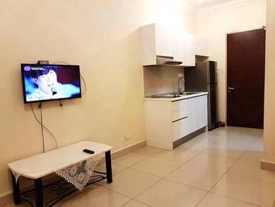 Parc Regency Studio with Garden Full Furnish Lotus's Plentong for Rent