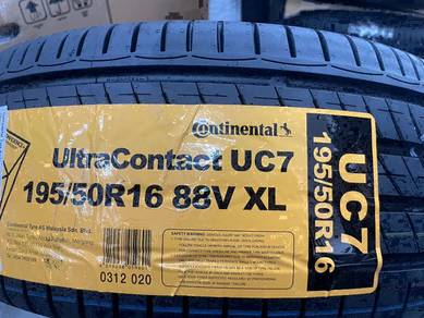 New tyre continental uc7 195/50/16 2025 year offer
