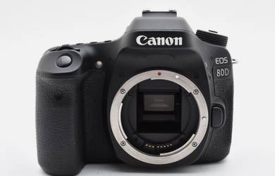 Canon EOS 80D 24.2MP Digital SLR Camera Body Black