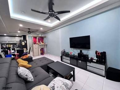 FULLY RENOVATED Pangsapuri Damai Apartment 1076sqft 3R2B Lift FaceLake