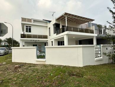 CORNER fully extended Setia Tropika unblock view double storey