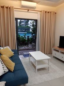 Suria Residence Bukit Jelutong ( 1 room 1 bath) garden pool view