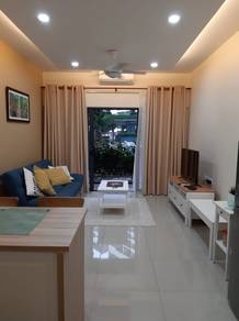 Suria Residence Bukit Jelutong ( 1 room 1 bath) garden pool view