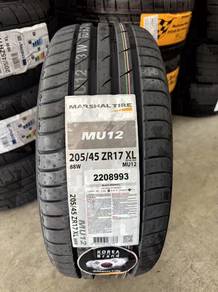 Tayar Marshal mu12 by kumho 205/45/17 korea made