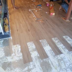 INSTALL LANTAI VINYL l vinyl flooring 3mm thick l