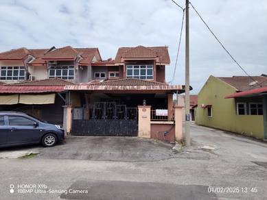 Full loan 1 1/2 Sty endlot terrace house taman sejahtera Kampar
